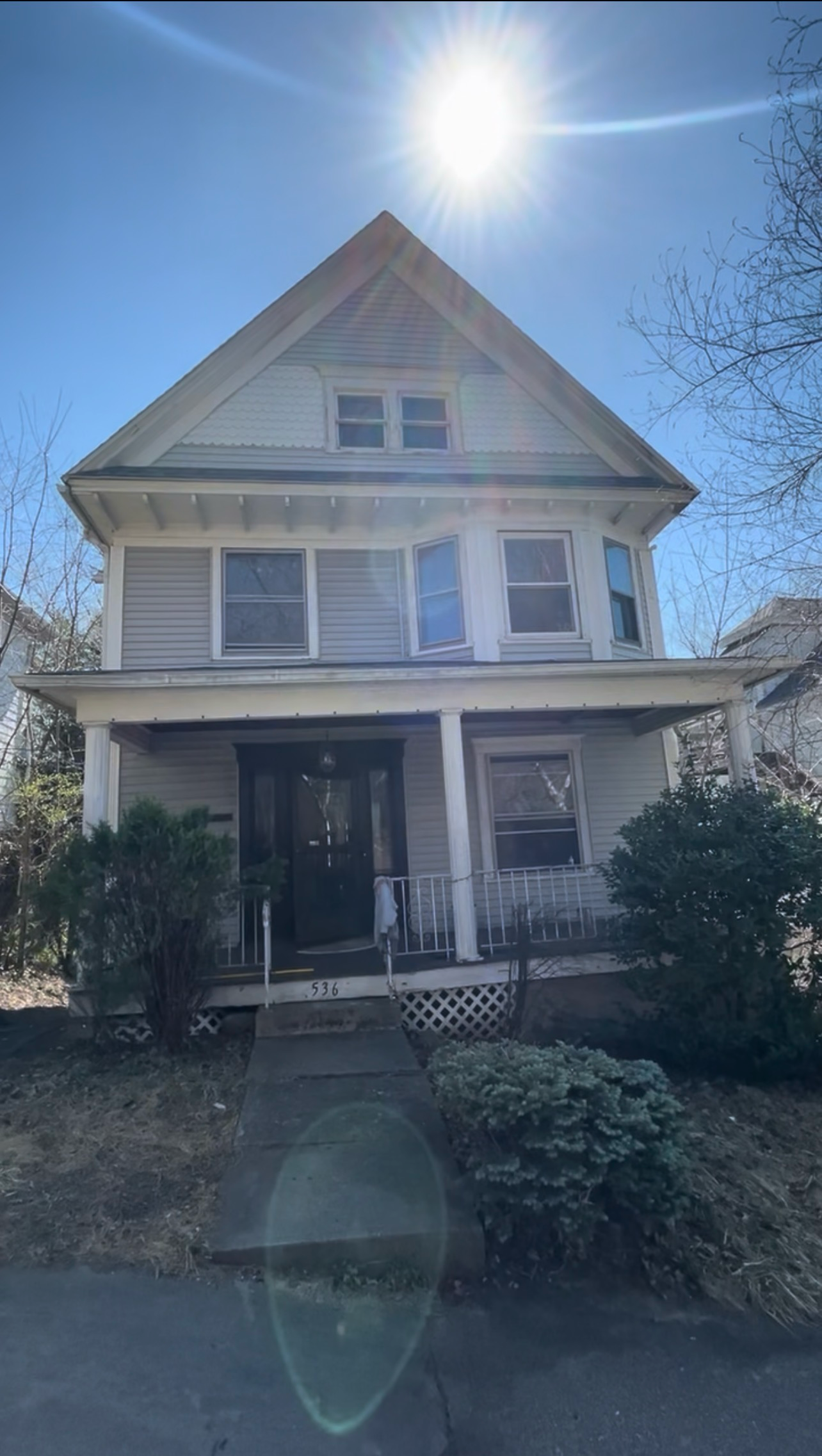 Taylor Avenue house in Scranton before renovation