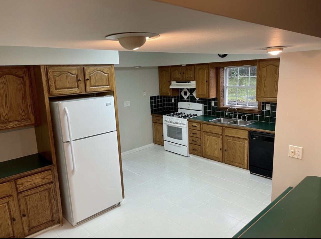 Penn Avenue front-house kitchen in Green Ridge, Scranton, after updates, photo 1