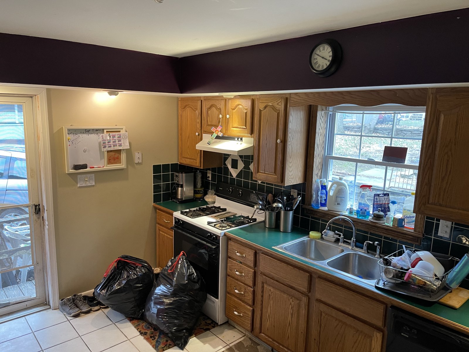 Penn Avenue front-house kitchen in Green Ridge, Scranton, before updates, photo 1