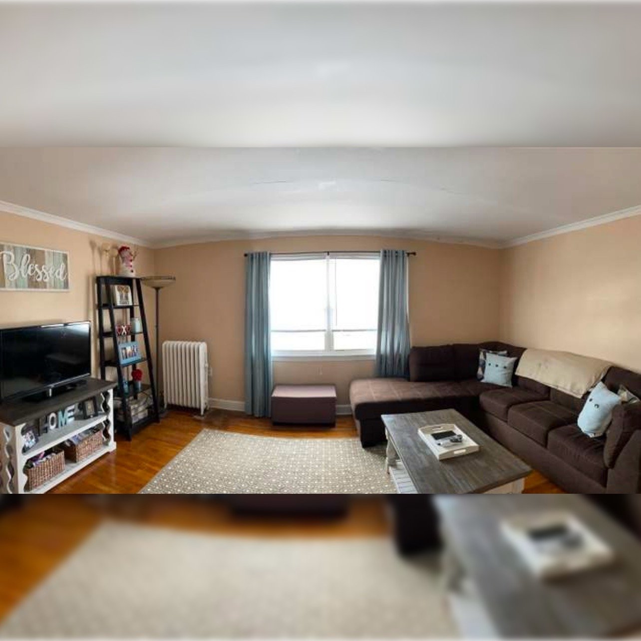 South Webster Avenue three-unit living room in Scranton at purchase, photo 2