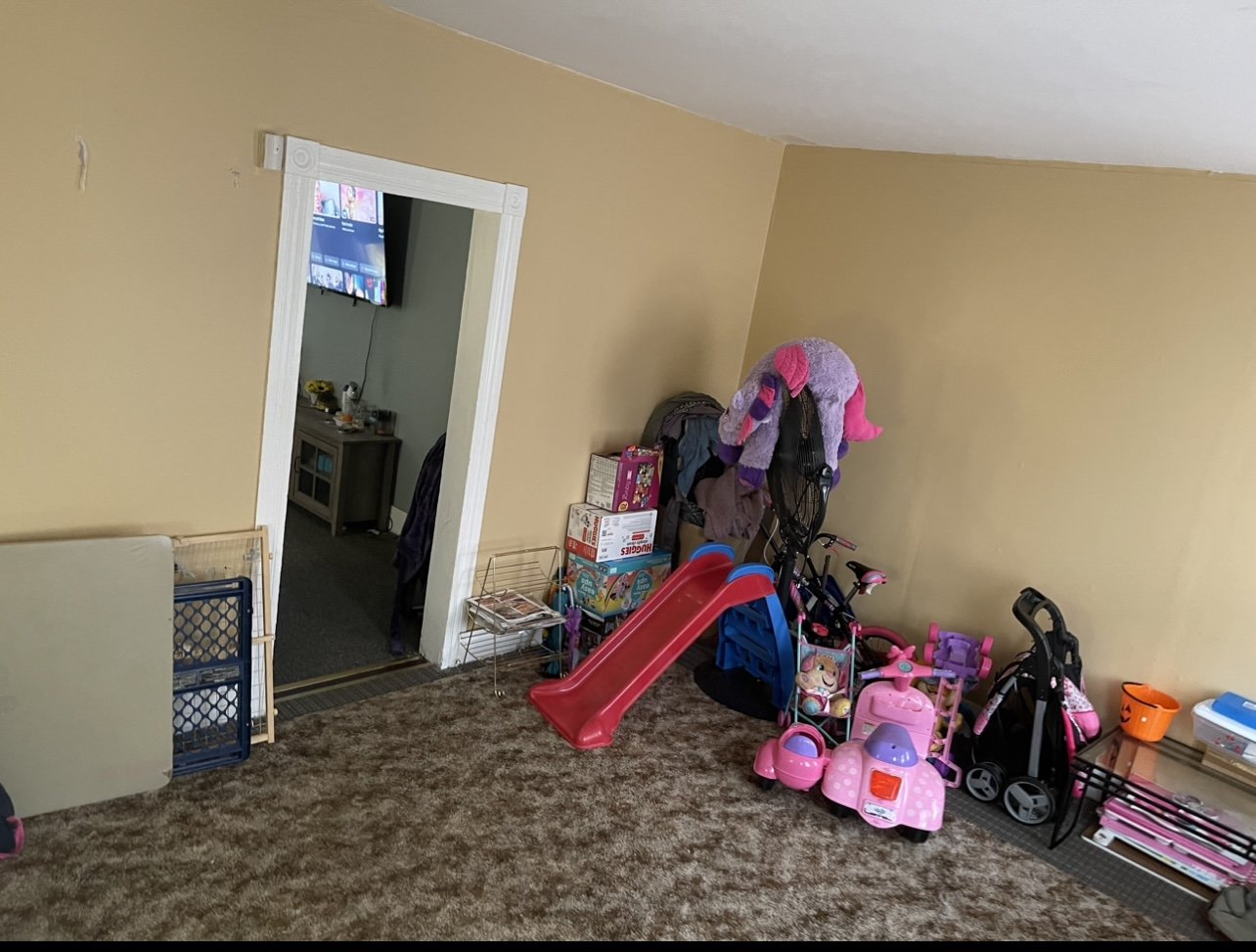 O’Neil Avenue rental interior room in Wilkes-Barre, before renovation